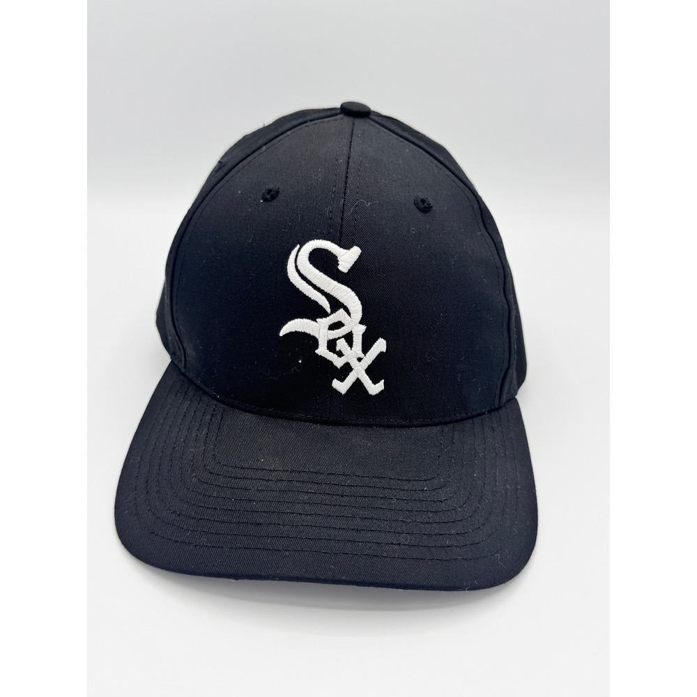 Vintage Chicago White Sox Hat Twins Enterprise Black Snapback MLB Cap NWT